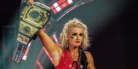 Toni Storm in action